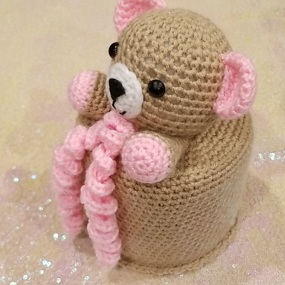 Crochet Teddy Bear Cover - Picture 3 of 8